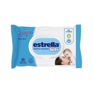 Estrella Toallitas Húmedas Humectación Sensible x 50U