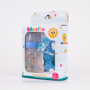 Shurita Baby Set : Mamadera, Chupete Silic. Y Mordillo