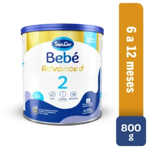 Leche Sancor Bebé 2 Adv. Lata X 800G.