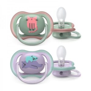 Avent Chupete Ultra Air Deco 6-18M Nena Gato Y Koala