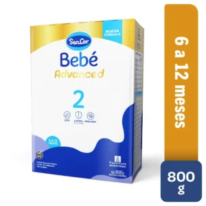 LECHE SANCOR BEBE 2 ADV ESTUCHE X 800G